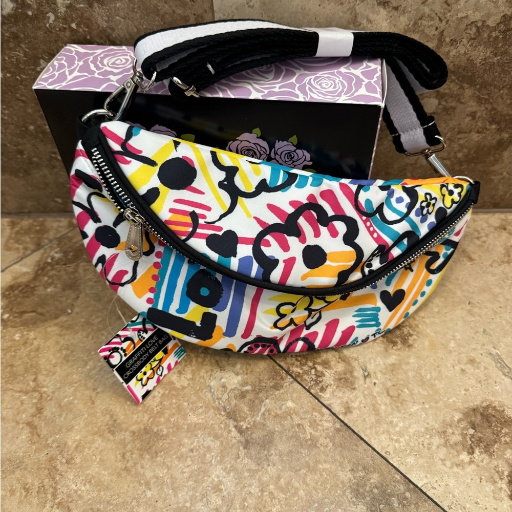 Brighton Graffiti Live Crossbody Belt Bag